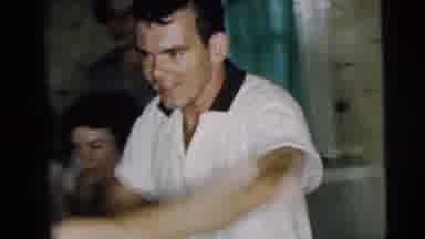 Camden New Jersey (1962): Joyful Group Excited For Young Man To Open Festive Adult