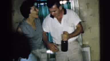 Camden New Jersey (1962): Men Joking With A Girl