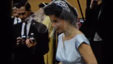 Camden New Jersey (1962): A Bride And Groom Stand Around At A Wedding