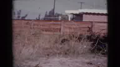Cottonwood Arizona (1964): Fence Against A Mountain