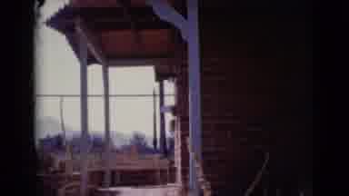 Cottonwood Arizona (1964): Sun Porch And Red Brick Wall On A Sunny Day