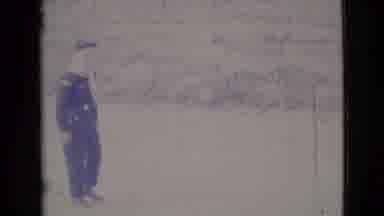 Cottonwood Arizona (1964): Young Boys Running And Riding Bike Outside In An Open
