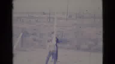 Cottonwood Arizona (1964): A Cub Scout Playi Is G Tetherball With Another Boy