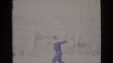Cottonwood Arizona (1964): A Cub Scout And His Friend Play With A Tetherball Set