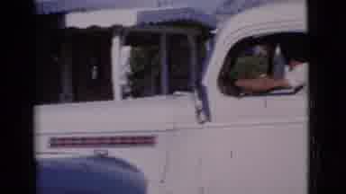 Cottonwood Arizona (1964): Camera Pans As Man Inspects Interior And Exterior Of