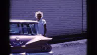Cottonwood Arizona (1964): Man Looking To His Car