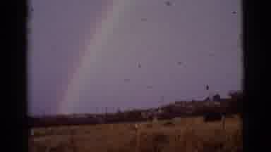 Tuscon Arizona (1965): Rainbow And An Isolated Field