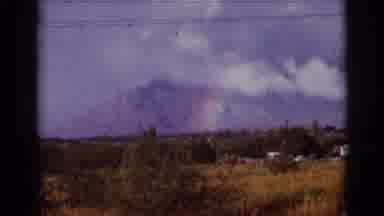 Tuscon Arizona (1965): Mountain View From A Small Village And At The Moment A
