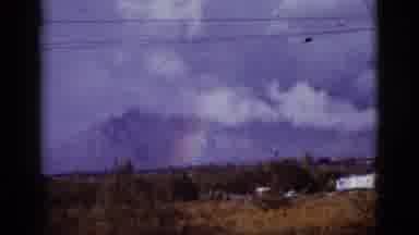 Tuscon Arizona (1965): Panoramic The Sky And A Mountain In The Distance