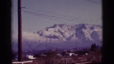 Tuscon Arizona (1965): Amazing Panoramic Massive Snow Capped Mountains In The