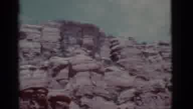 Clarkdale Arizona (1966): Rocks In The Desert And Four Children Standing Next To A