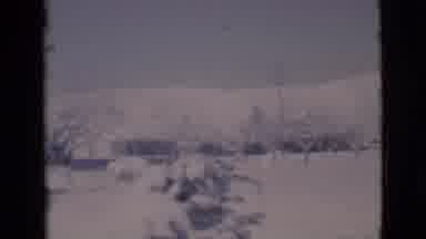 Clarkdale Arizona (1966): A Few Houses Completely Under The Snow Into A Small City
