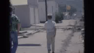 Clarkdale Arizona (1966): Son And Father Walk To Their Car After Making A Deal Of