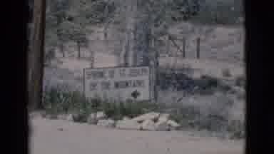 Clarkdale Arizona (1966): Tourist Videotape Landmarks At Local Park Incase They