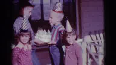 Clarksdale Arizona (1968): Kids Are Enjoying Celebrating Birthday Of Little Boy