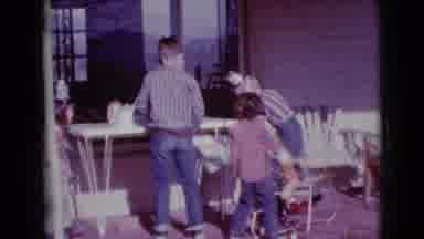 Clarksdale Arizona (1968): Kid Birthday Party Being Celebrated On Front Porch Of