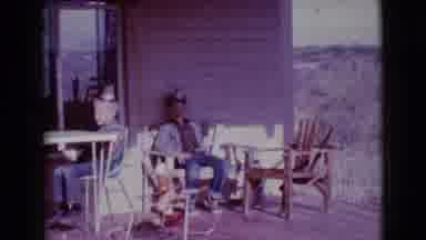 Clarksdale Arizona (1968): Child Bring Chair To The Back Porch To Sit On During