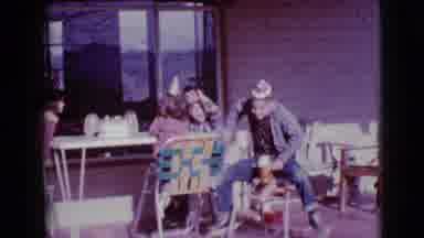 Clarksdale Arizona (1968): Boy Jumping Up And Down On A Spring Rocking Horse Toy