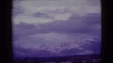 Clarksdale Arizona (1968): A Cloudy Day With A Mountaintop View With A Little Boy