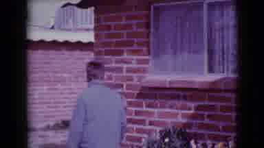 Clarksdale Arizona (1968): Two Boys Playing And Messing With Stuff In Back Yard