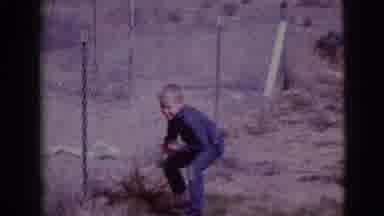 Clarksdale Arizona (1968): Boy Wearing Pale Blue Shirt Walks To Boy Wearing Blue