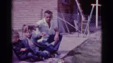 Clarksdale Arizona (1968): Old Footage Of Children Playing Outdoor With A Man