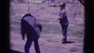 Clarksdale Arizona (1968): Father And Two Boys Enjoy Fresh Air And Sunshine While