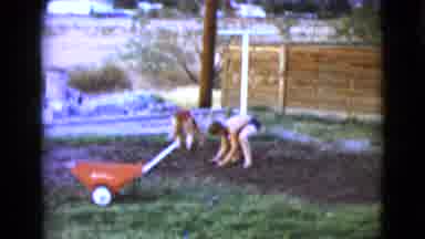 Clarksdale Arizona (1968): Two Little Boys Playing Outside In The Dirt
