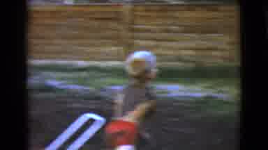 Clarksdale Arizona (1968): Two Young Boys Playing In Yard Throwing Mud At Each