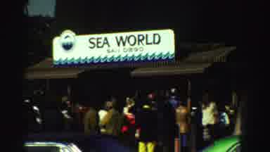 Reno Nevada (1969): Large Crowd Of People Standing Outside The Entrance Of Sea