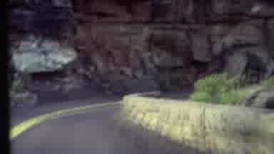 Grand Canyon Arizona (1972): One Vehicle Is Running In The Road And Beautiful To
