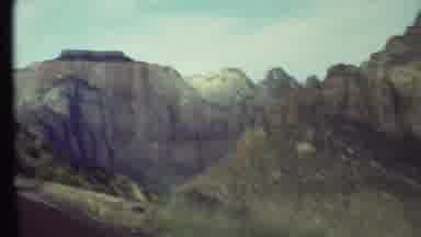 Grand Canyon Arizona (1972): View From A Road That Passes Between Mountains On All