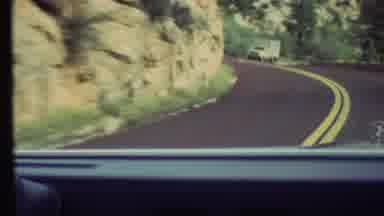 Grand Canyon Arizona (1972): Driving Through A Scary Street In The Middle Of The
