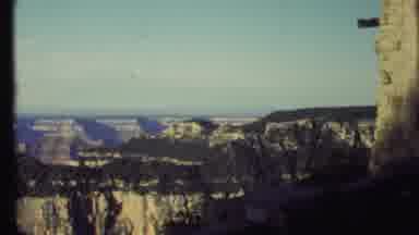 Grand Canyon Arizona (1972): House Around Mountains It Looks Like People Live