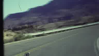 Grand Canyon Arizona (1972): Driving Down The Side Of A Mountain In A Car Looking