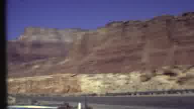 Grand Canyon Arizona (1972): A Person Driving Viewing The Mountains