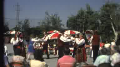 Grand Canyon Arizona (1972): 5 Couples Norwegian Dancing In A Public Area With