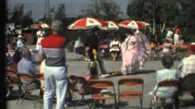Grand Canyon Arizona (1972): A Man And Woman In Cultural Clothes Dance For The