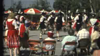 Grand Canyon Arizona (1972): Crowd Watches Performers Wearing Black Shorts Dance