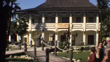 Grand Canyon Arizona (1972): A Fun Two-Story White Building With Palm Trees On A