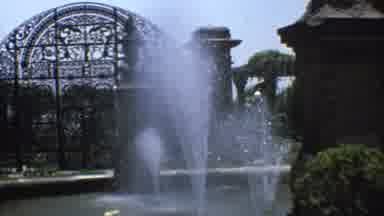 Mexico City (1973): Fountain At Gothic Cemetery