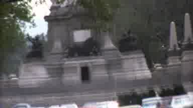 Mexico City (1973): Historic Obelisk In The Center Of Big City Very Busy And