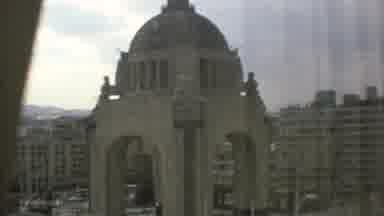 Mexico City (1973): Footage Of An Old Stoney Building Blue Sky Sunny Day