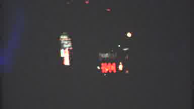 Mexico City (1973): Lit Neon Sign Cityscape With Car Driving And Footage