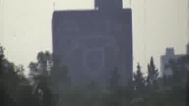 Mexico City (1973): Zooming Out From Side Of Building Under A Road