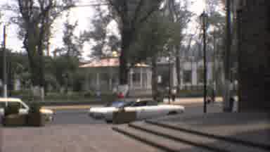 Mexico City (1973): Car Parked On A Street Then The Inside An Altar In A Church
