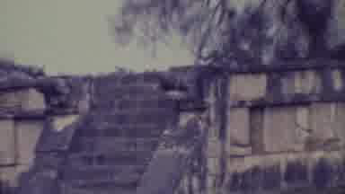 Yucatan Mexico (1973): An Old Monument Like Place With Some Ancient Ruins And A
