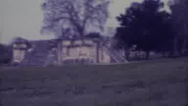 Yucatan Mexico (1973): Panning Shot Of Ruins