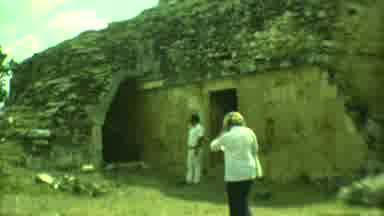 Yucatan Mexico (1973): Cave Entrance In Archeological Area Visited By Tourists And