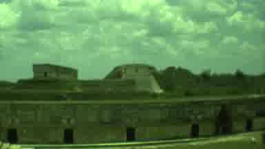 Yucatan Mexico (1973): Monumental Building Landmark